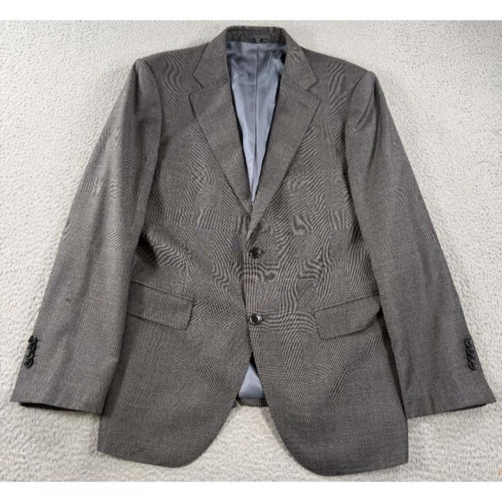 Suitsupply Blazer Sport Coat Mens 40R Gray Pure Wool Vitale Barberis Canonico